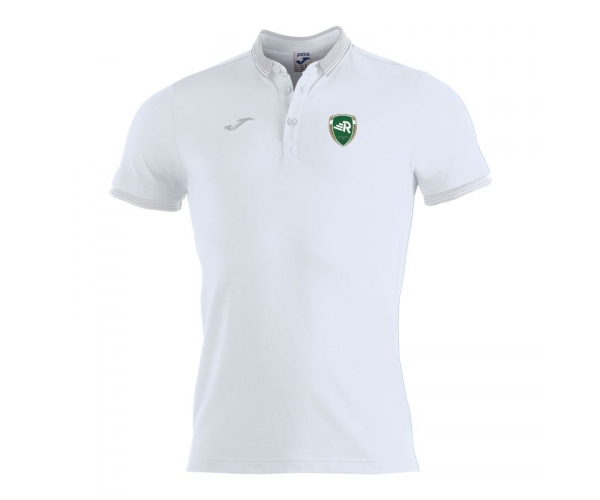 KOSZULKA POLO JOMA BALI II BIAŁA JR + HERB